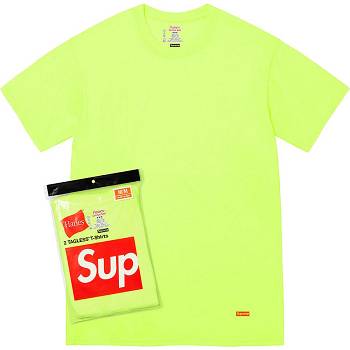 Green Supreme Hanes® Tagless T-shirts (2 Pack) Accessories | Supreme 440SO